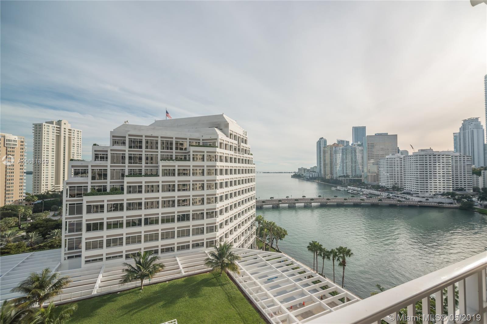 Courvoisier Courts Unit #1411 Condo for Sale in Brickell Key - Miami